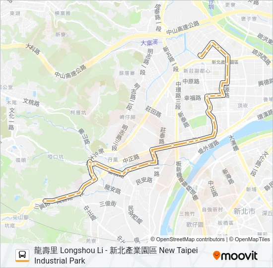橘21 Bus Line Map