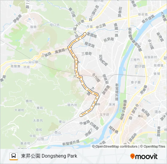 橘26 Bus Line Map