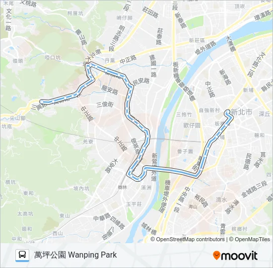 藍37 Bus Line Map