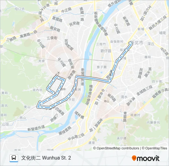 藍38 Bus Line Map