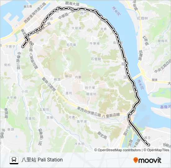 704區 Bus Line Map