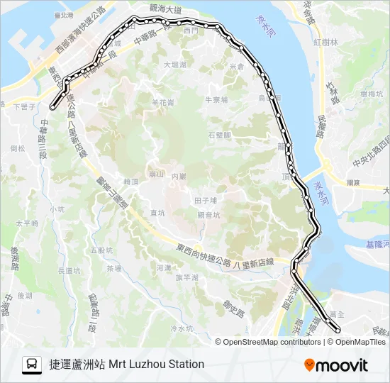 704區 Bus Line Map