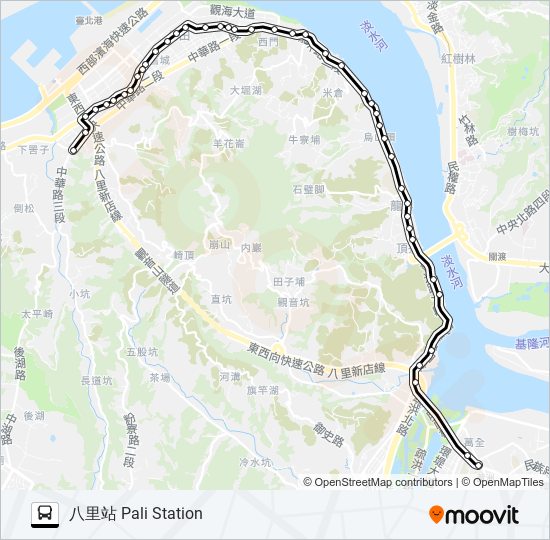 704區 bus Line Map