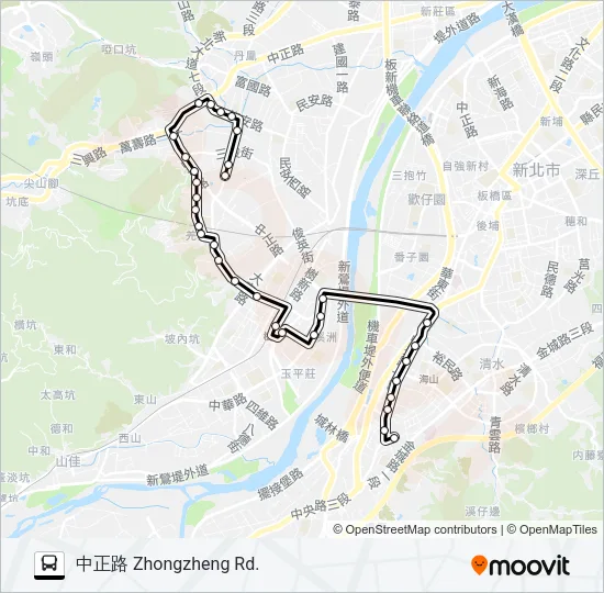 712副 Bus Line Map