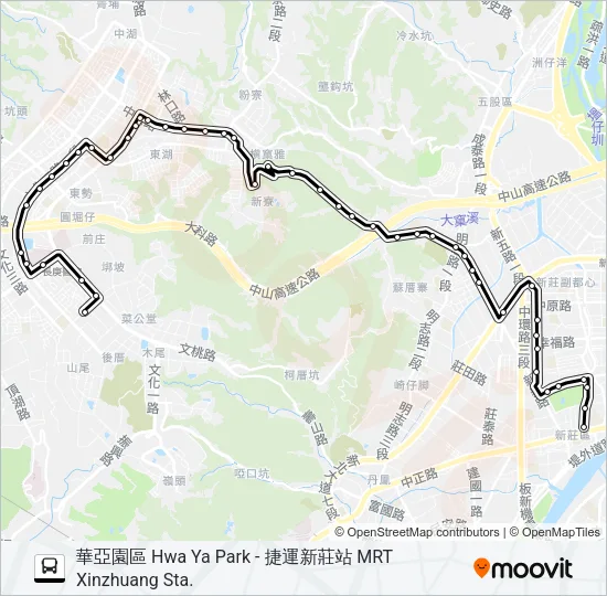 786區 Bus Line Map