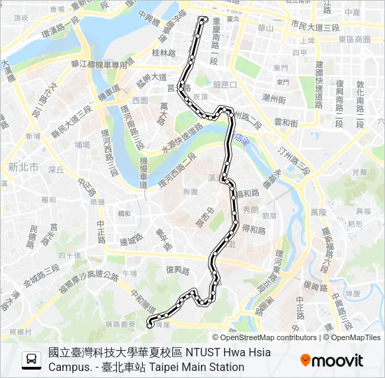 249 Bus Line Map