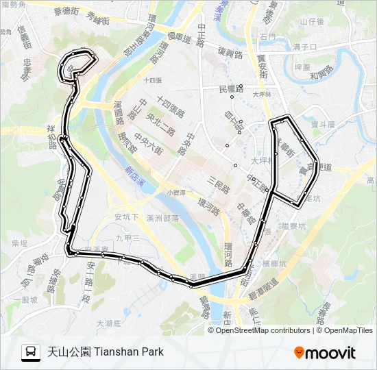 576 Bus Line Map