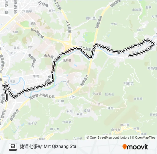 819 Bus Line Map