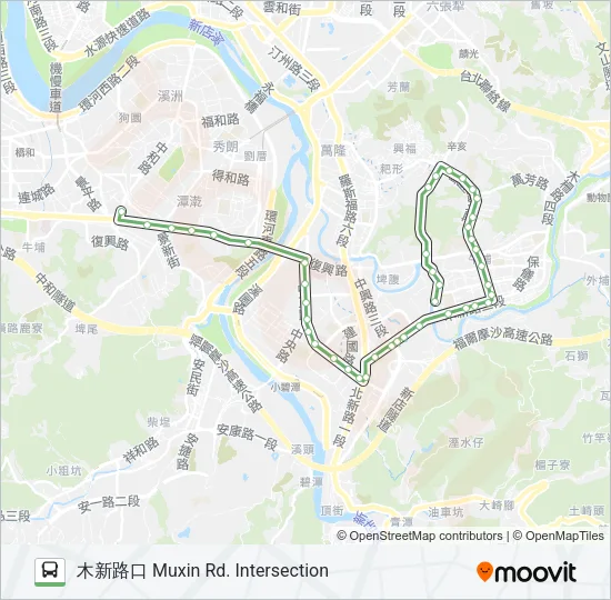 綠2右  Line Map