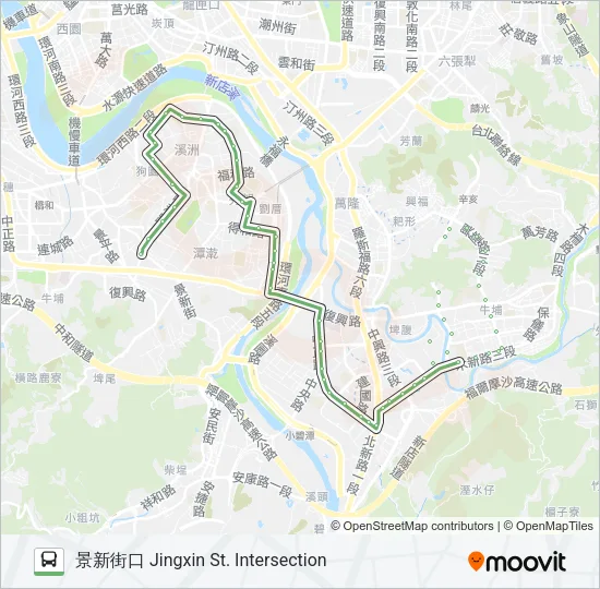 綠2右 Bus Line Map