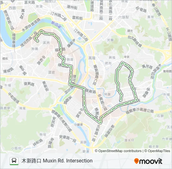 綠2左 Bus Line Map