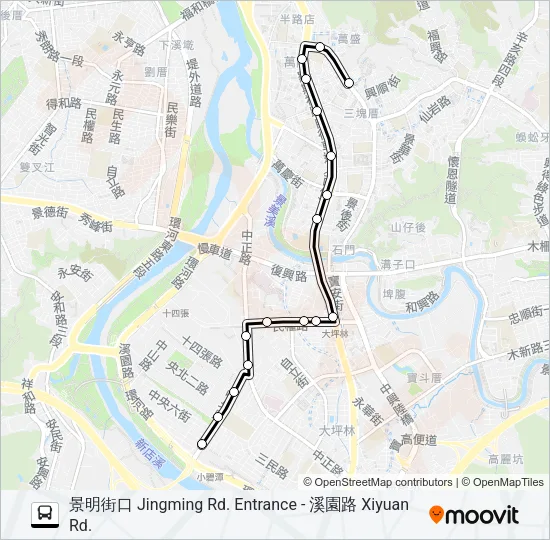 290副 Bus Line Map