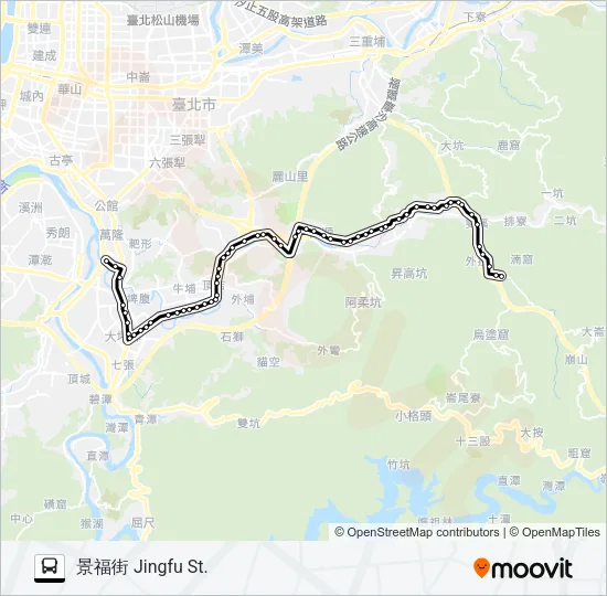 819副延 Bus Line Map