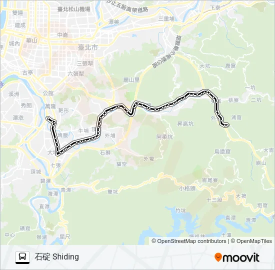 819副延 Bus Line Map