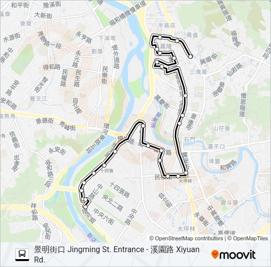 290副萬和 Bus Line Map