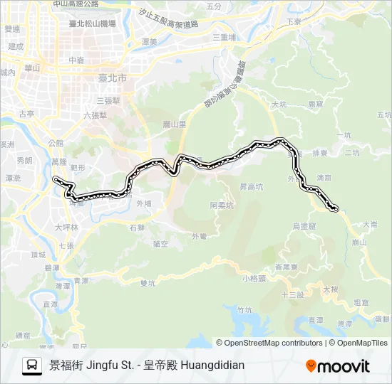 666皇帝殿  Line Map