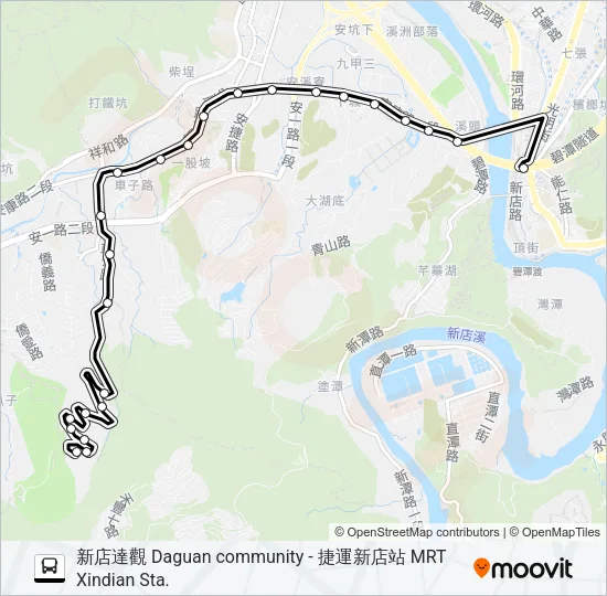 839 Bus Line Map