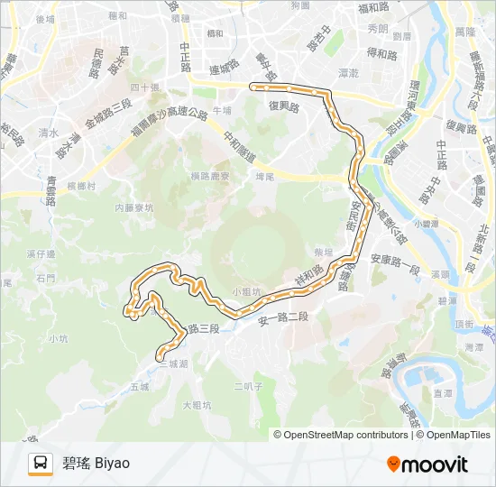 橘9 Bus Line Map