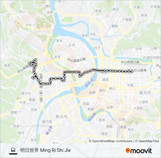 803 Bus Line Map