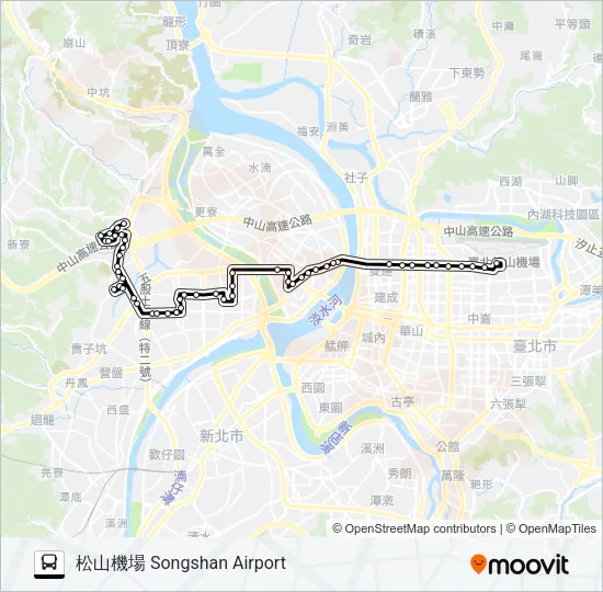 803 Bus Line Map