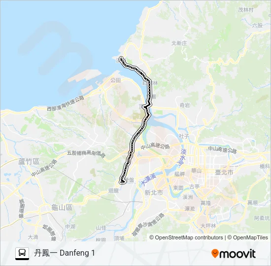 883 Bus Line Map