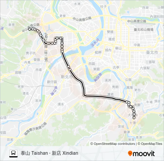 918 Bus Line Map