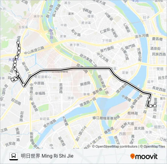 938 Bus Line Map