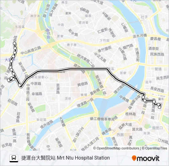 938 Bus Line Map