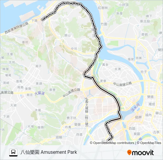 963 Bus Line Map