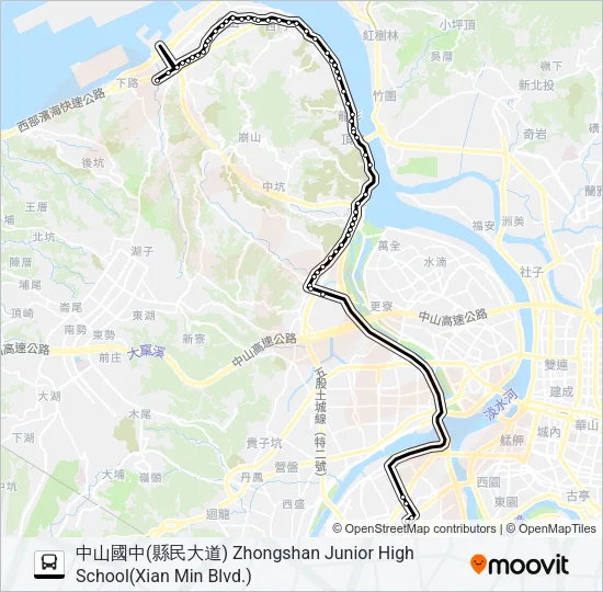 963 Bus Line Map