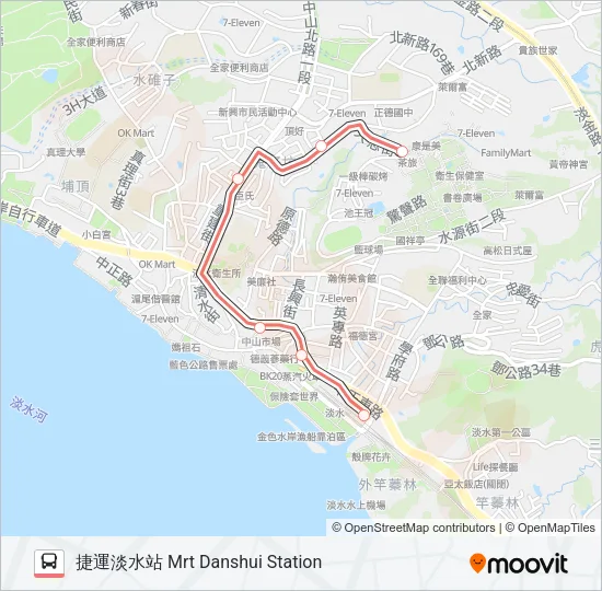 紅27 Bus Line Map