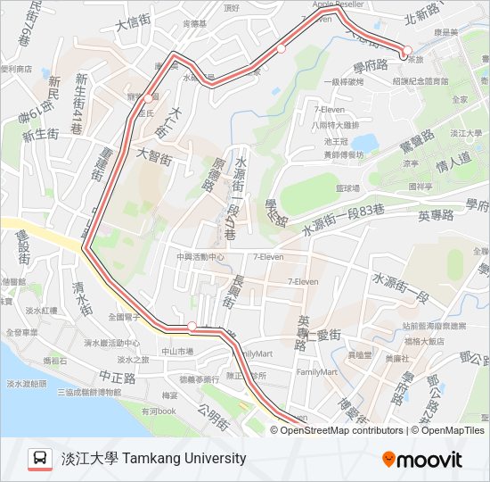 紅27 Bus Line Map
