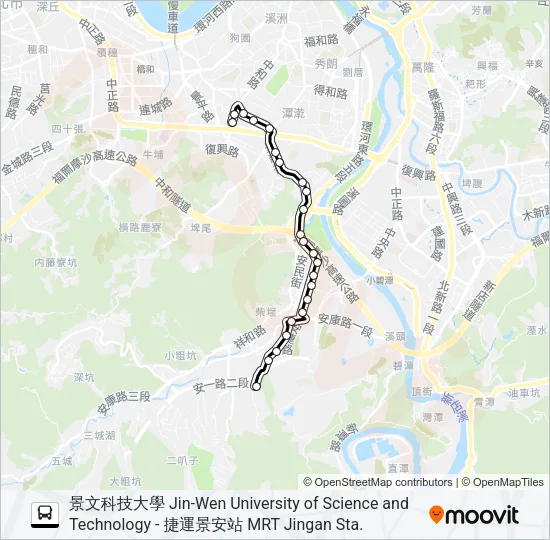 897區 Bus Line Map