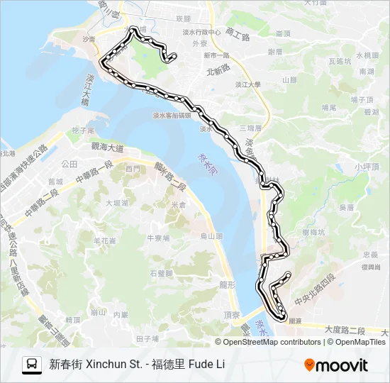 837 Bus Line Map