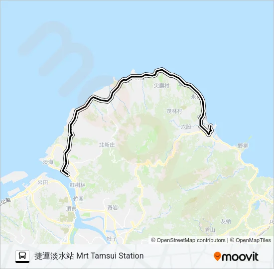 863 Bus Line Map