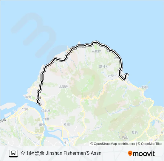 863 Bus Line Map
