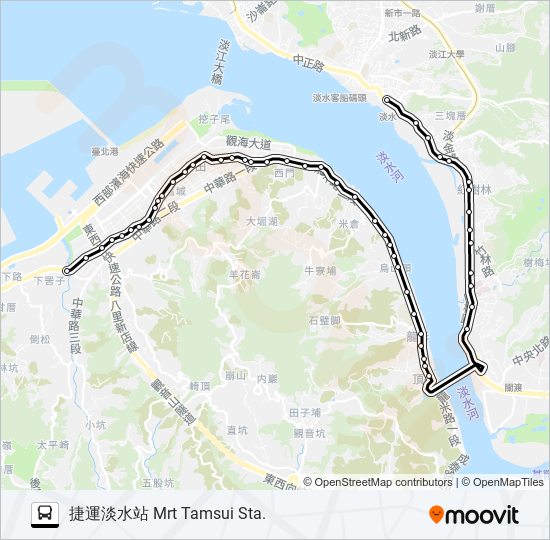 878 bus Line Map