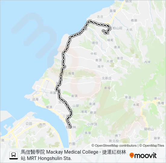 882 Bus Line Map