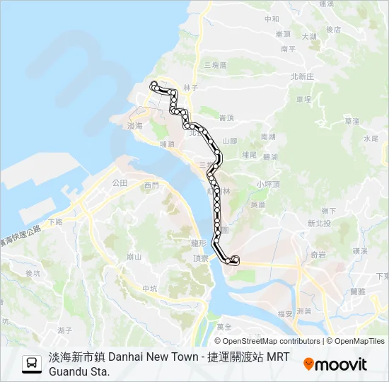 983 Bus Line Map
