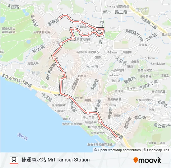紅36 Bus Line Map