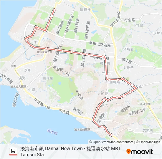 紅37 Bus Line Map