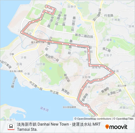 紅37 Bus Line Map