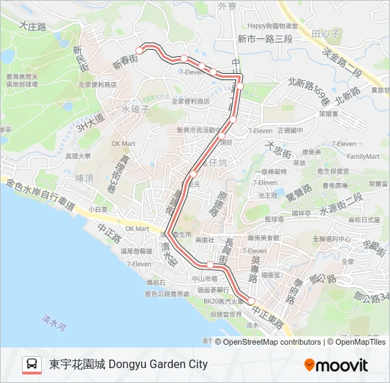 紅39 Bus Line Map