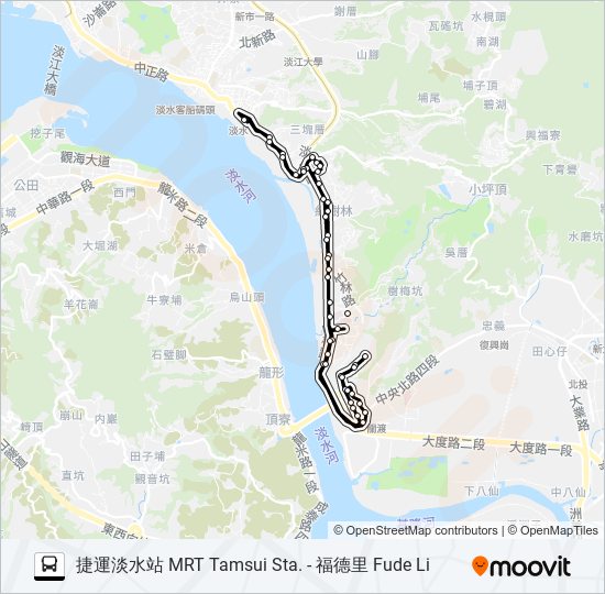 837副 bus Line Map