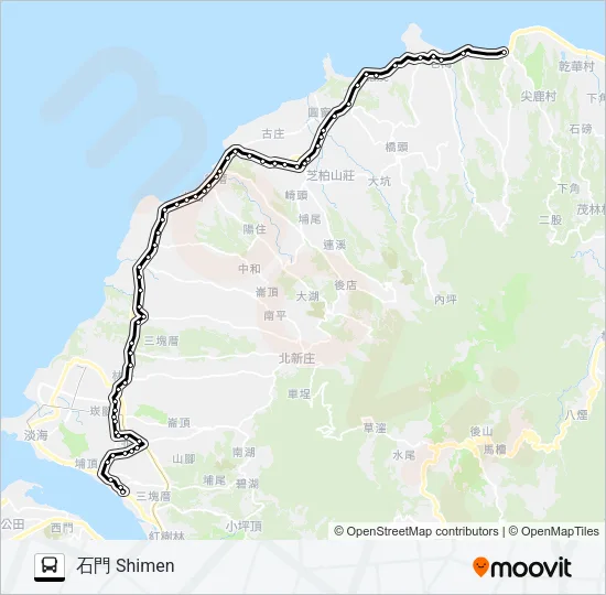 867區 Bus Line Map