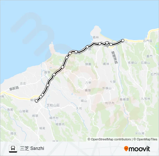 867區 Bus Line Map