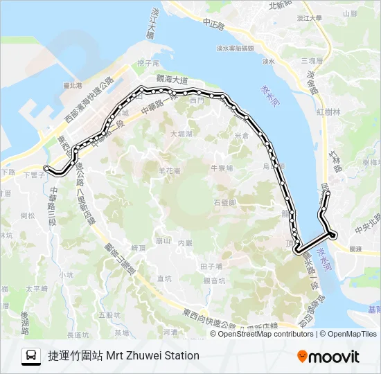 878區 Bus Line Map