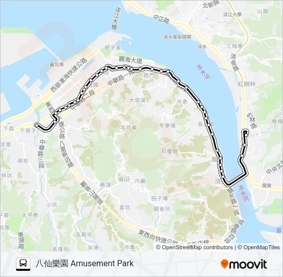 878區 Bus Line Map