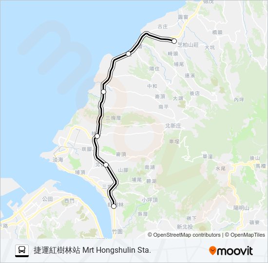 853跳蛙 bus Line Map