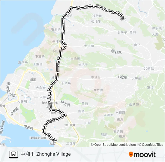873經正德國中 Bus Line Map
